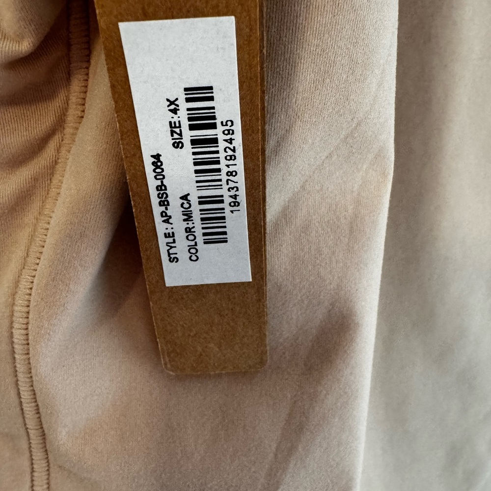 🆕 NWT Skims Fits Everybody High Neck Body Suit Mica Color Cami Size 4X - Picture 6 of 7